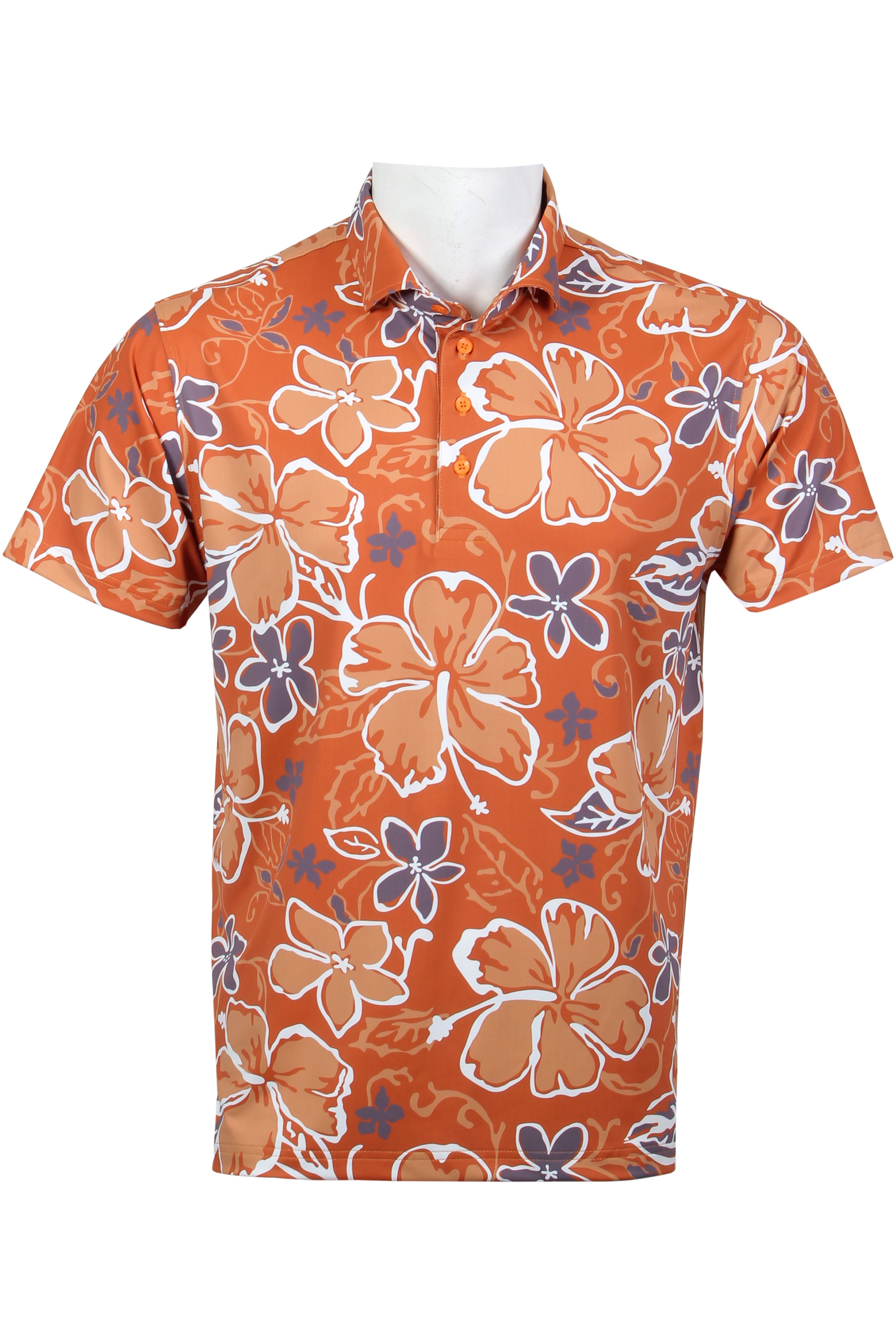 Purple and orange polo hot sale shirt