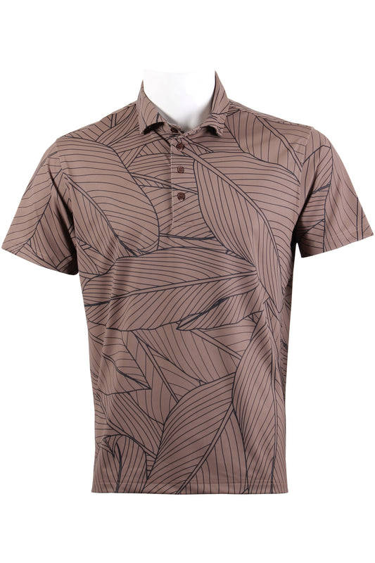 Brown and Black Ti Leaf Polo