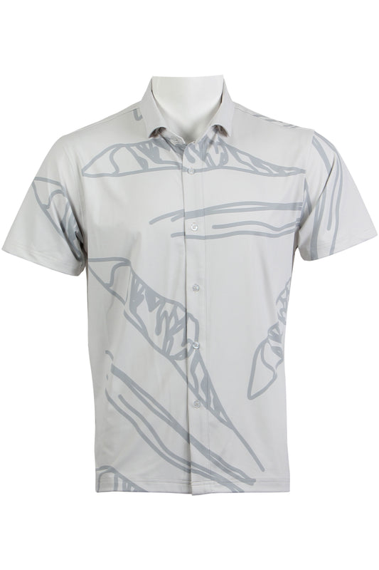 Gray Diamond Head Button Down