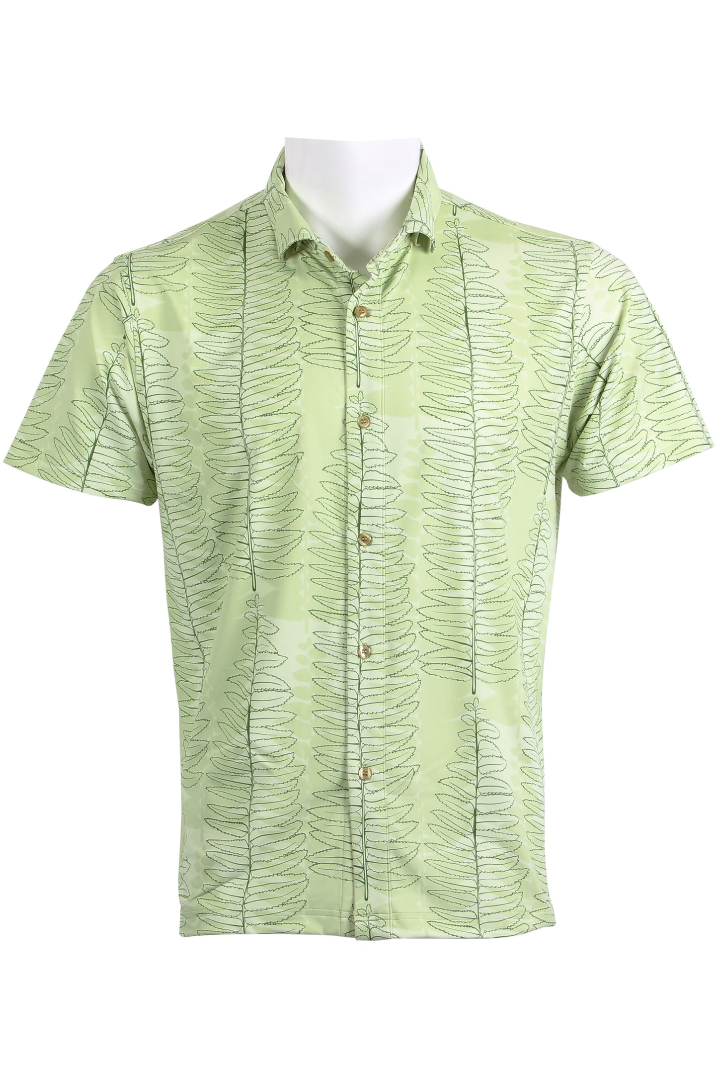 Lime Kupukupu Button Down