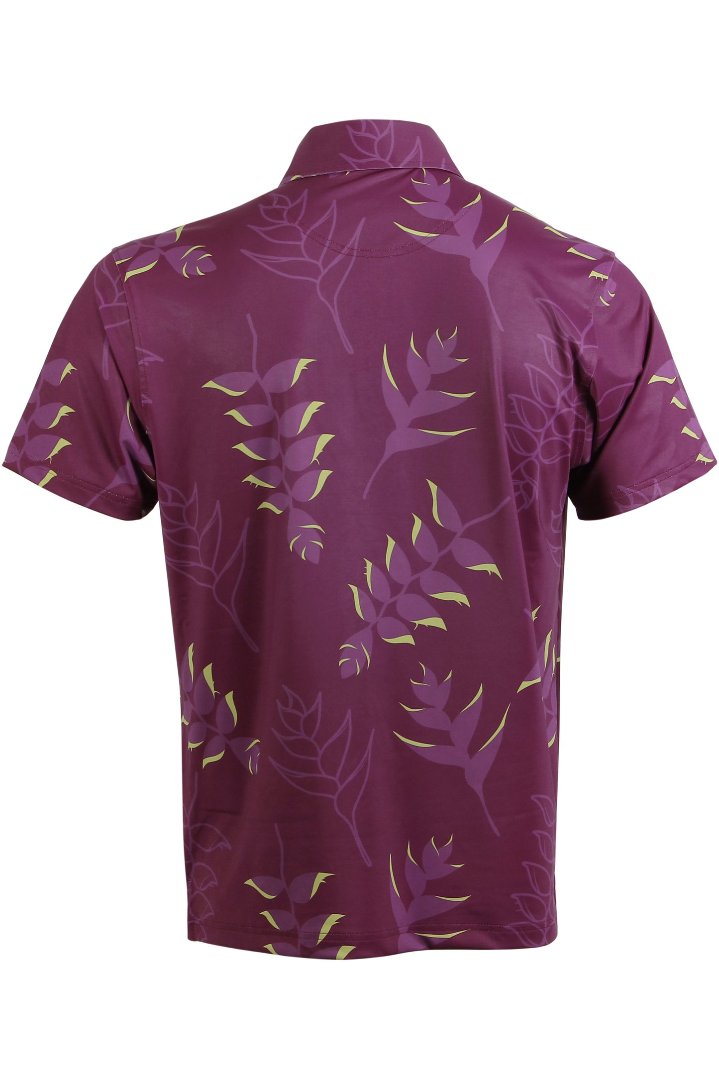 Plum and Green Heliconia Polo