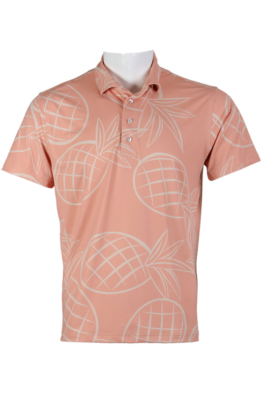 Peach Pineapple Polo and Button Down